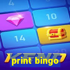 print bingo